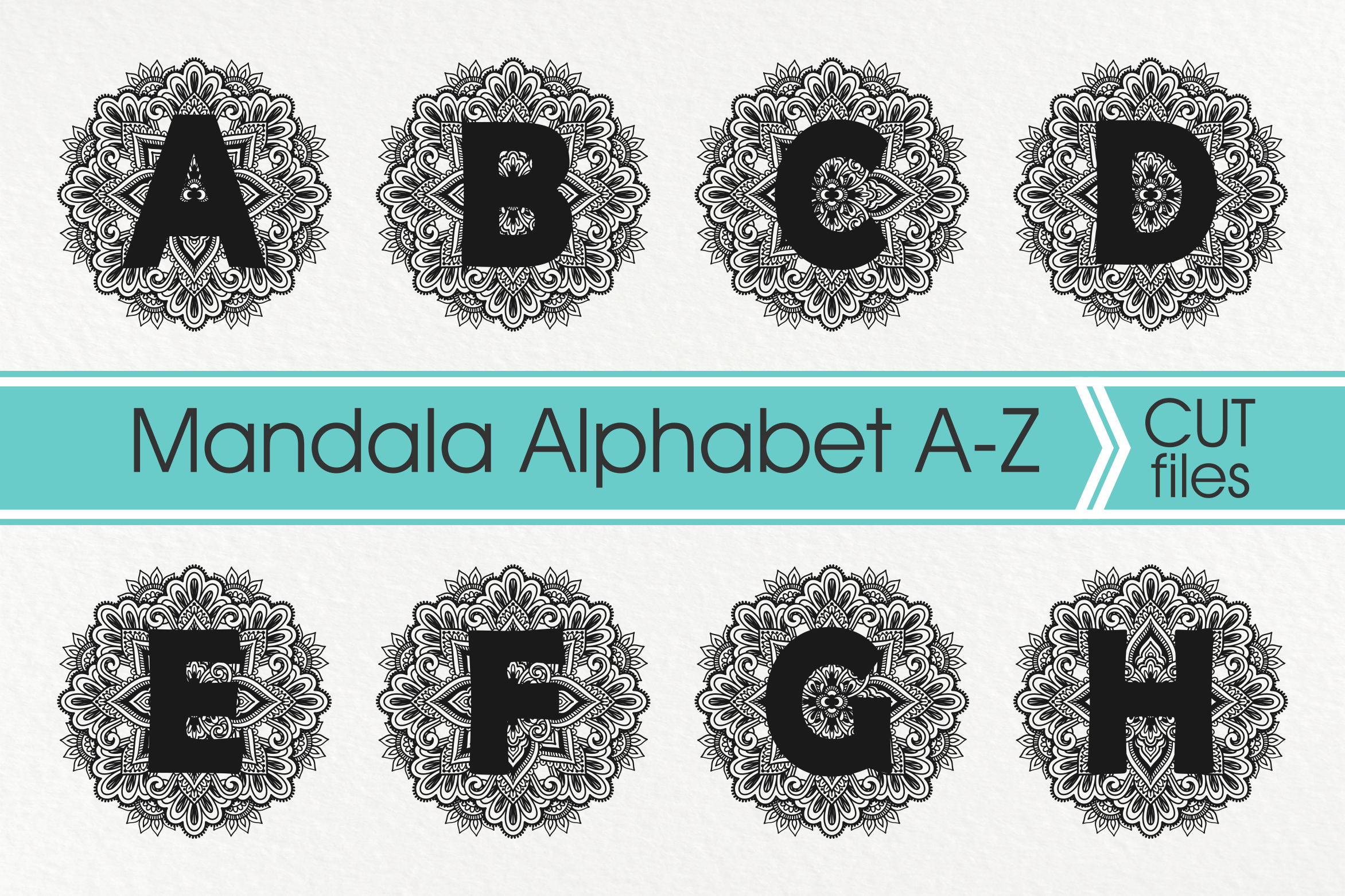 Download Mandala Alphabet Svg Mandala Letter Svg in 2020 | Elephant ...