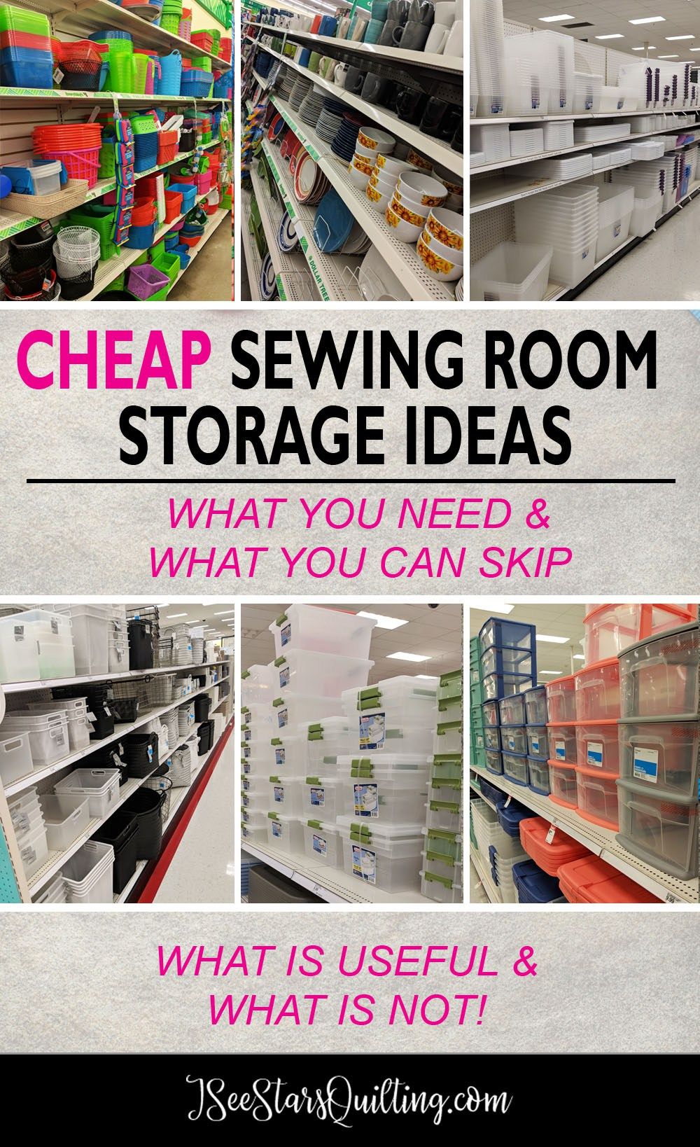 If you're looking for Cheap Sewing Room Storage Ideas, you'll find all my favorite picks here so you know what is worth the money and what isn't worth your time Sewing Room Storage, Sewing Room Design, Sewing Room Organization, Craft Room Storage, Fabric Storage, Storage Ideas, Sewing Studio, Craft Rooms, Organization Ideas