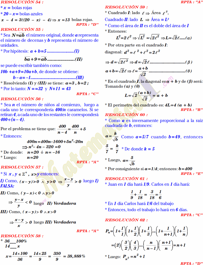 Razonamiento Matematico Examen Resuelto 4 Gif 823 1073 Math Bullet Journal Journal