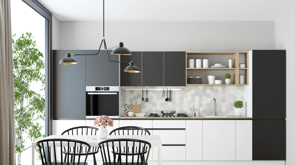 Küche modern minimalistisch grün design