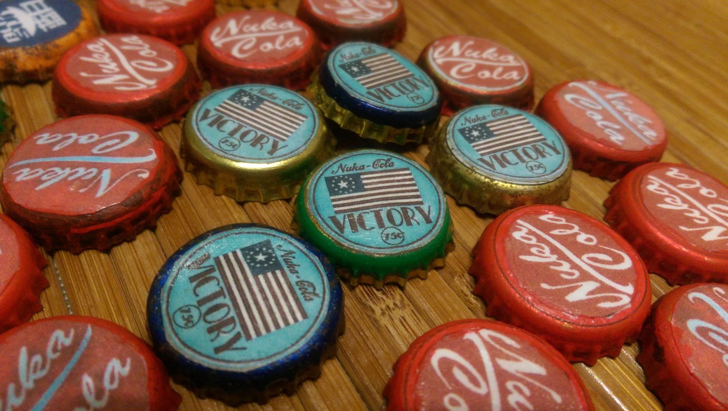 10 fallout inspired nuka cola victory bottle caps fallout 4 fallout