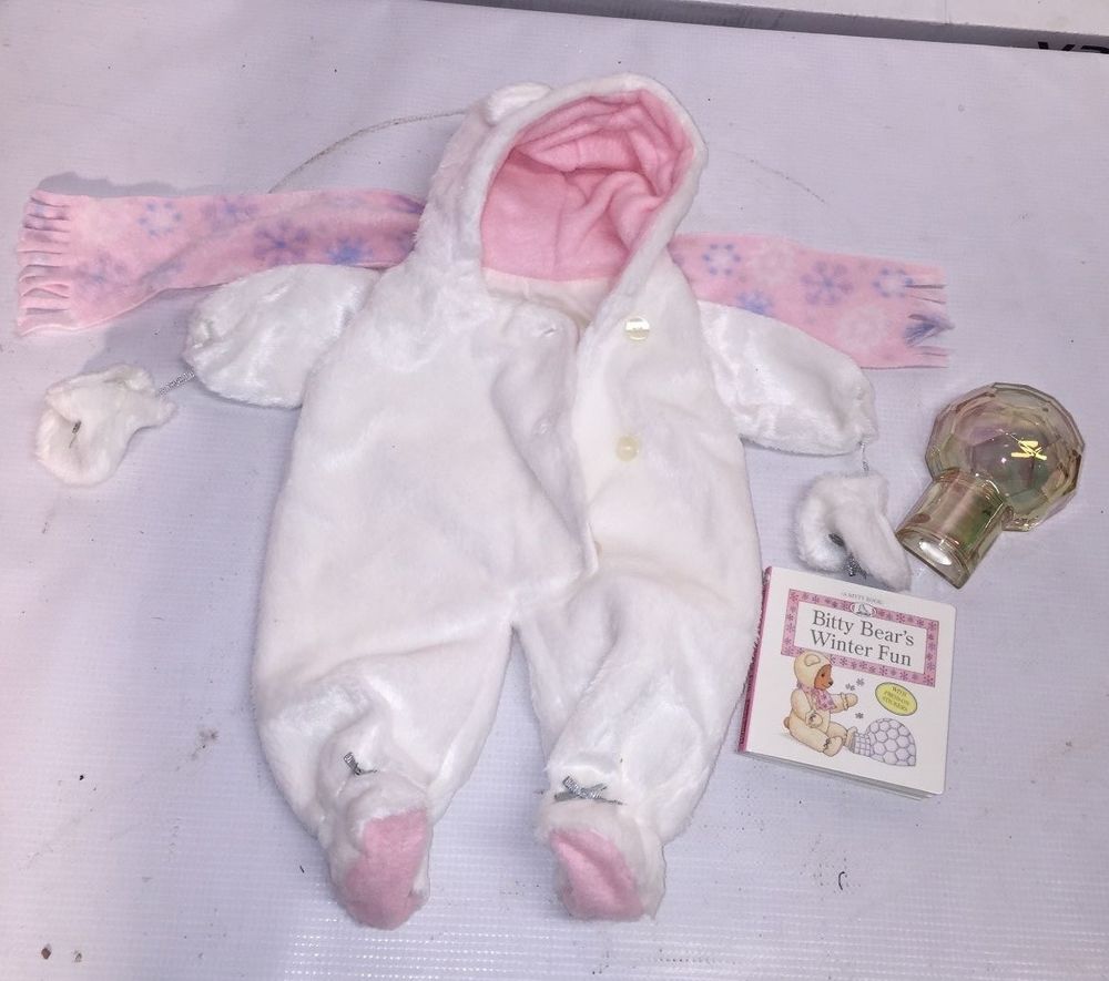 Bitty Baby Clothes Winter Thick Fuzzy Footed Sleeper W Ears