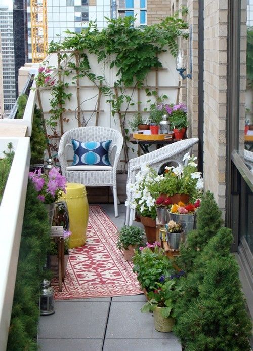 Outdoor Spaces Decorar Balcon Pequeno Decorar Balcon Decoracion Plantas