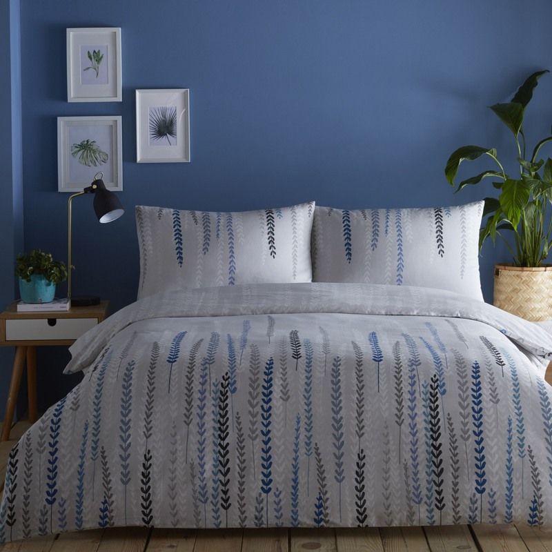 Single//Double//Kingsize Aviano Silver Bed Quilt Duvet Cover Set