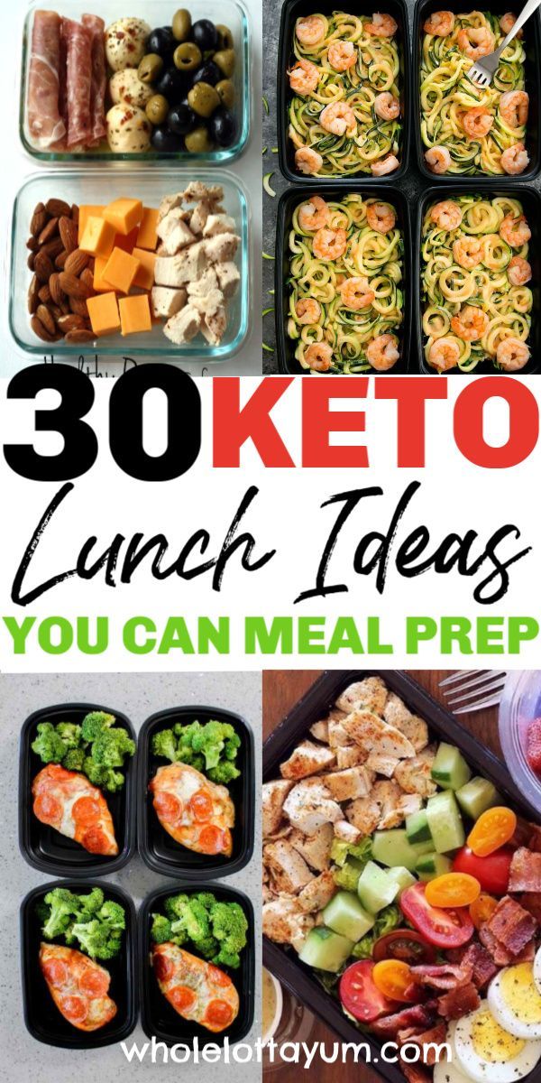 30 Low Carb Keto Lunches and meals you can meal prep! Meal prepping makes a keto diet for beginners easier, these also make fantastic low carb and keto dinner ideas too. Ketosis Diet, Ketogenic Diet Meal Plan, Ketogenic Diet For Beginners, Keto Meal Prep, Diet Meal Plans, Healthy Meal Prep, Ketogenic Recipes, Healthy Lunches, Healthy Dinner
