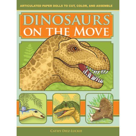 Introduce the wonder of natural history and inspire a love of paleontology with this creative learning tool, featuring easy-to-assemble dinosaurs in pre-colored and colorable versions. Children will love making movable, accurate dinosaur action figures! New dinosaur worlds await your children (ages 6 to 12) with our dinosaur activities as they cut, color, and assemble articulated dinosaurs and join in the fun! Inspire the imagination and creativity of your child, as your living room floor become Dinosaur Era, Dinosaur Activities, Brachiosaurus, Paleontology, Learning Tools, Engagement Activities, Fine Motor Skills, Cut And Color, Natural History
