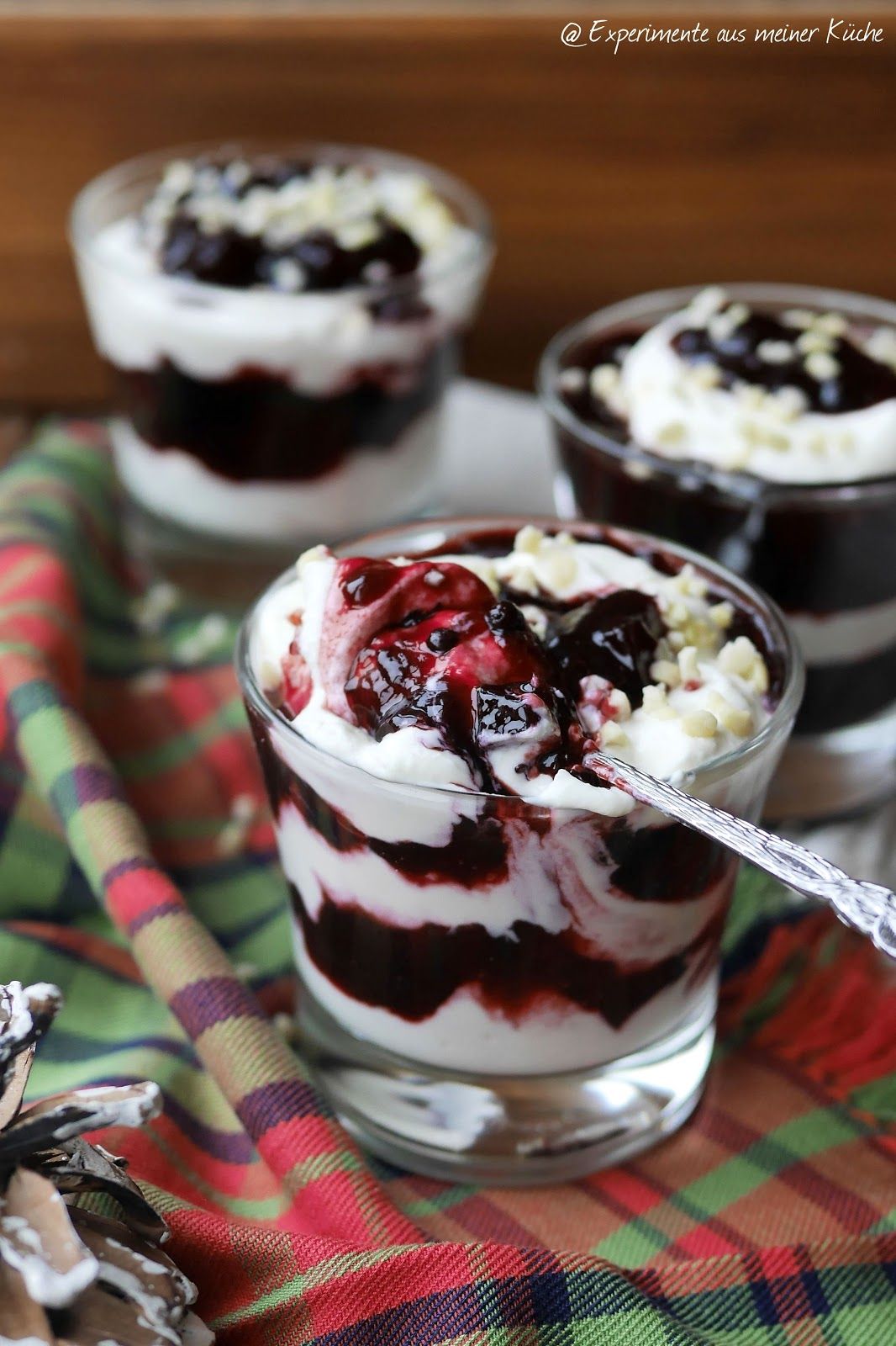 Marzipanquark mit Wintergrütze #dessertweihnachten