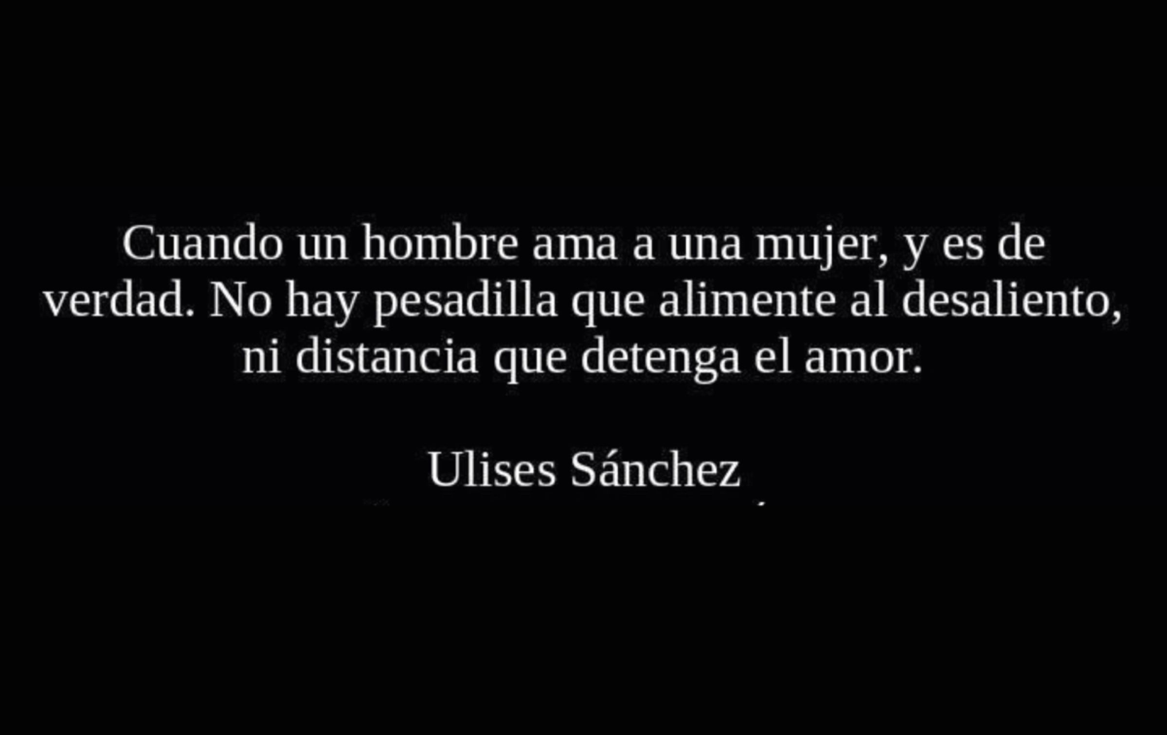 Cuando un hombre ama a una mujer