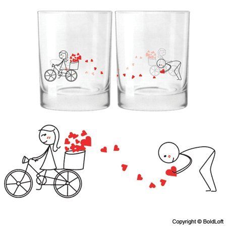 Boldloft All My Love For You Drinking Gl Anniversary Gifts Boldloft All My Love For You Drinking Gl Set Ideal Anniversary Gifts Birthday Wedding Valentine Him Or Her
