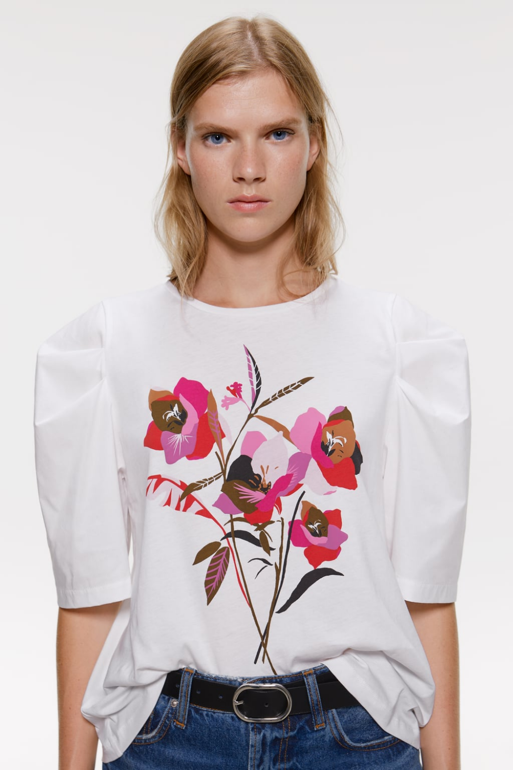T SHIRT WITH FRONT PRINTView AllTSHIRTSWOMAN ZARA United