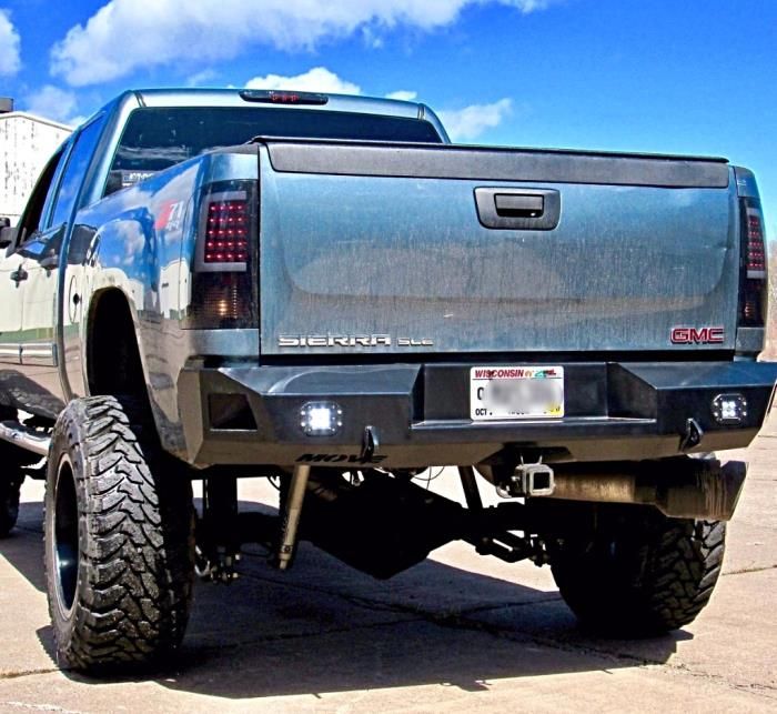 Blake's weld-it-yourself bumper | Truck bumpers, Jacked up trucks, Diy