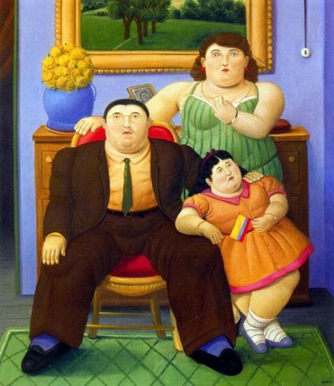 Familia Colombiana Jpg 479 554 Fernando Botero Pinturas De Fernando Botero Cuadros De Botero