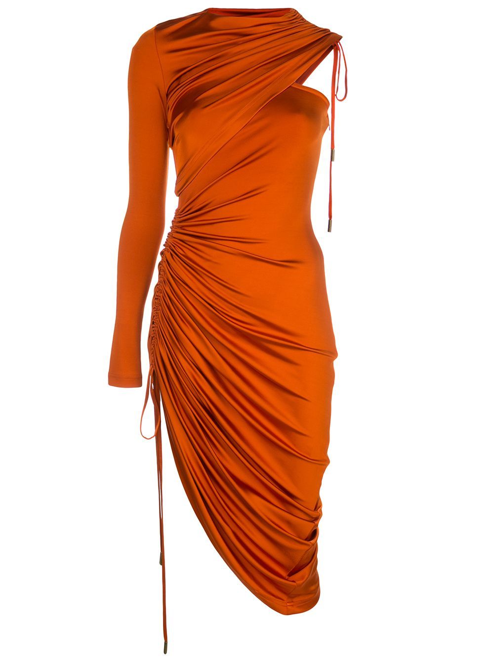 Satin single sleeve cocktail dress Satin single sleeve cocktail dress