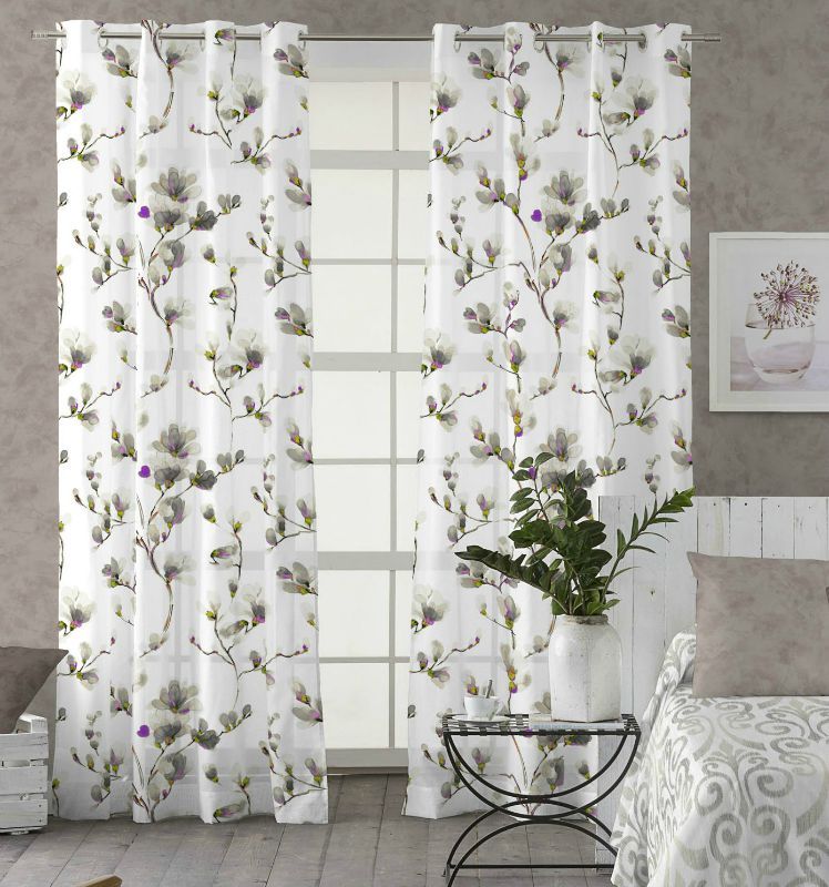 Cortina tipo visillo con flores Yanis de Scenes by Vanico Cortinas de Flores | Visillos, Decoración de unas, Cortina