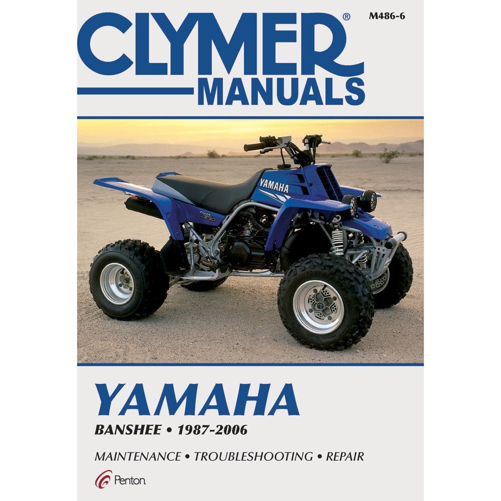 Clymer Yamaha Banshee (1987-2006) Yamaha Atv, Repair Manuals, Automotive Tools