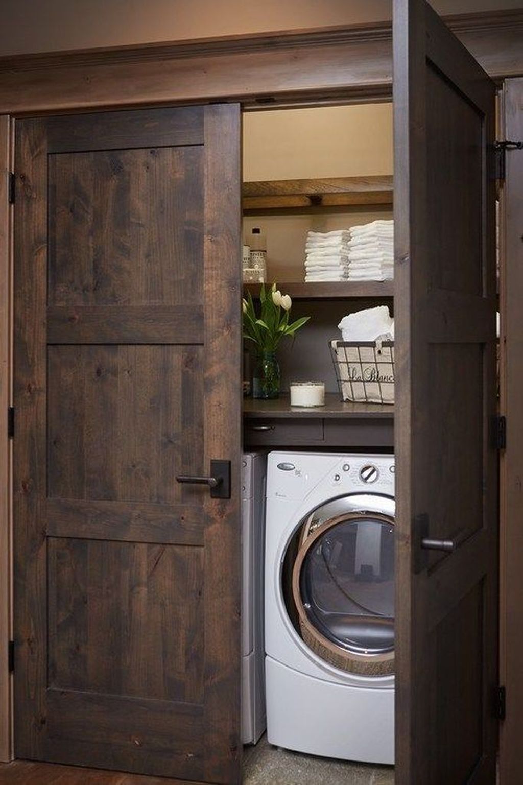 Rustic Log Cabin Homes Design Ideas Laundry Room Decor Rustic Doors