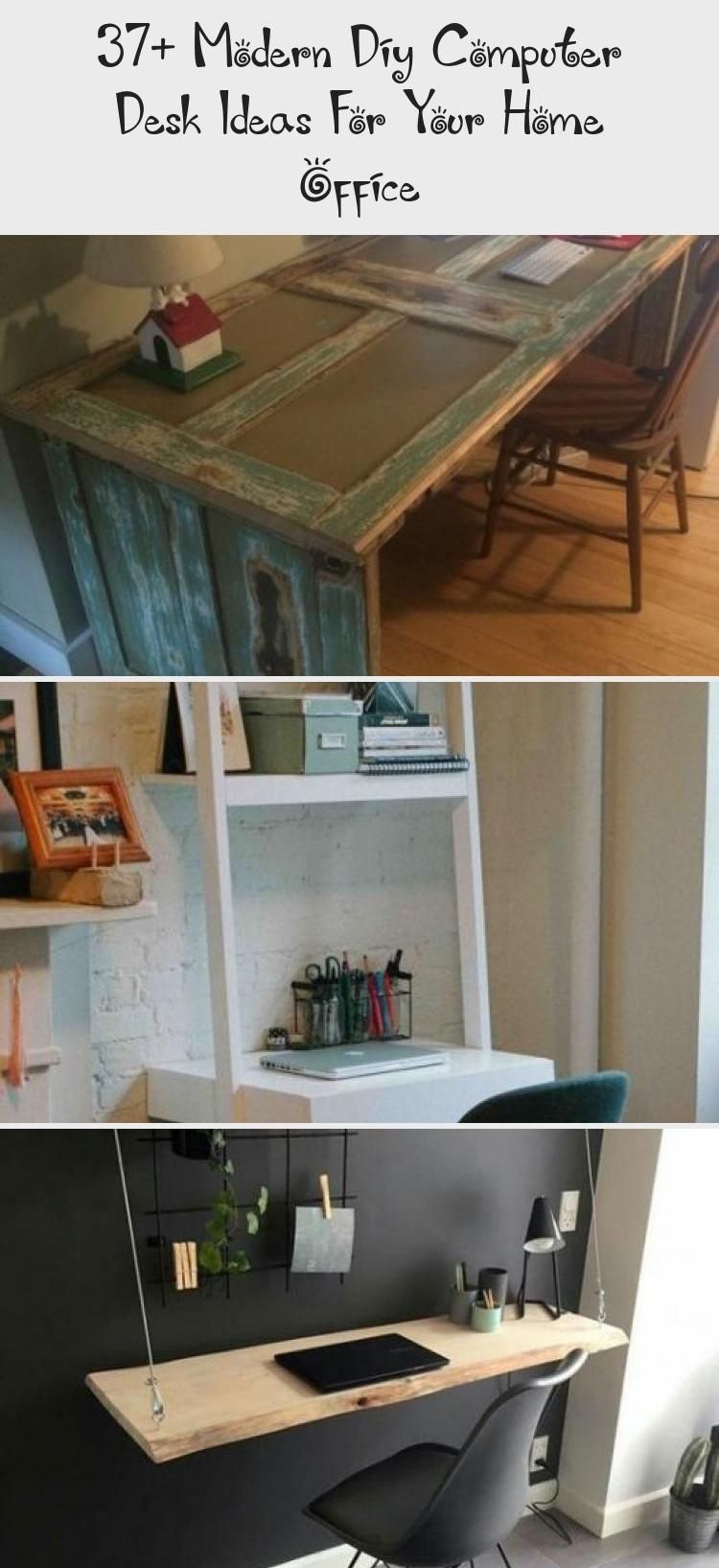 37+ Modern Diy Computer Desk Ideas For Your Home Office - İdeas