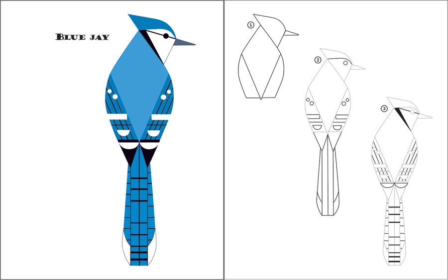 Charley Harper Sketchbook: How to Draw 28 Birds - Click Image to ... Charley Harper Sketchbook: How to Draw 28 Birds - Click Image to ...