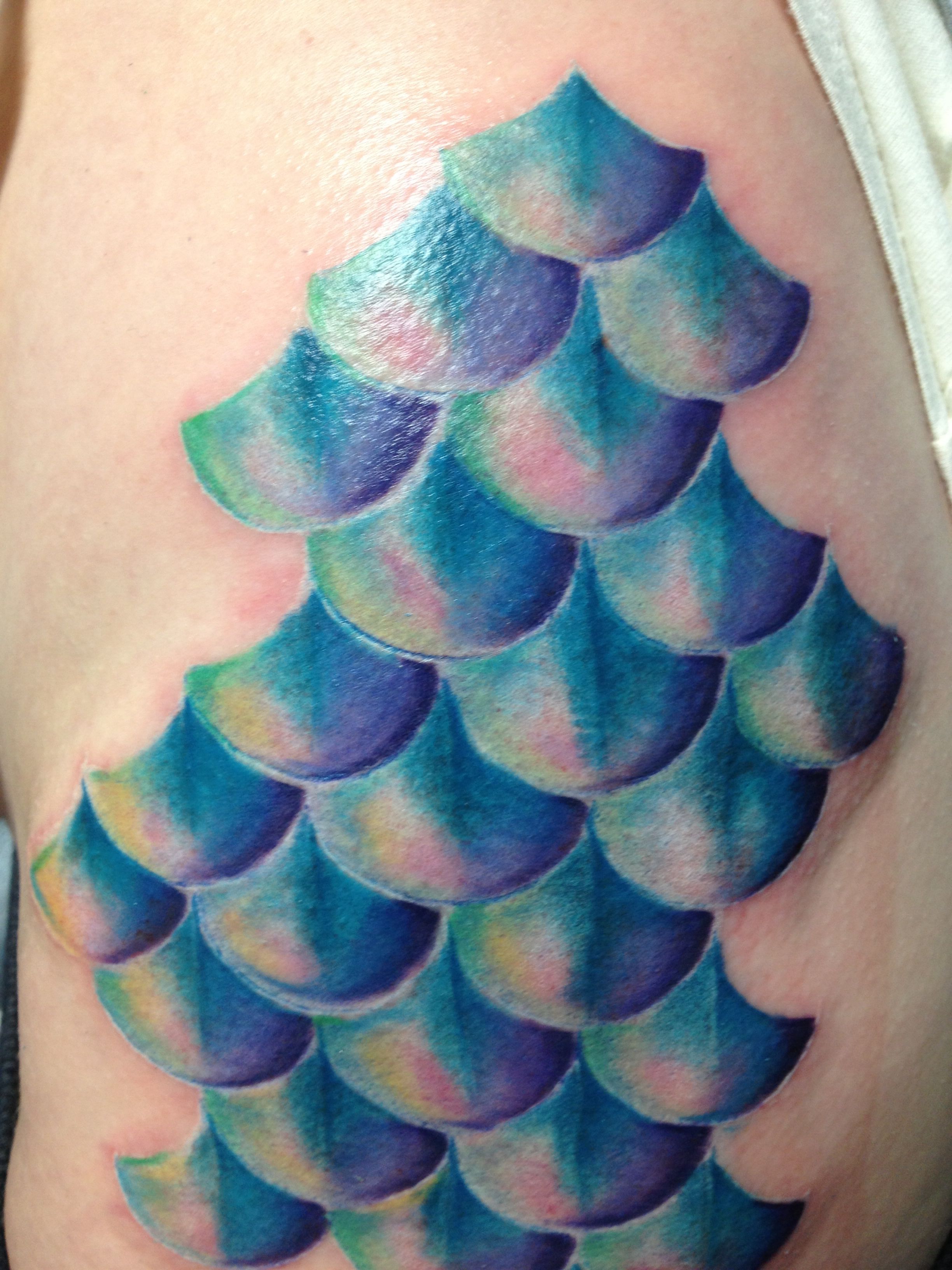 Pin by Christina on YES Tattoos!!! Mermaid scales tattoo, Scale