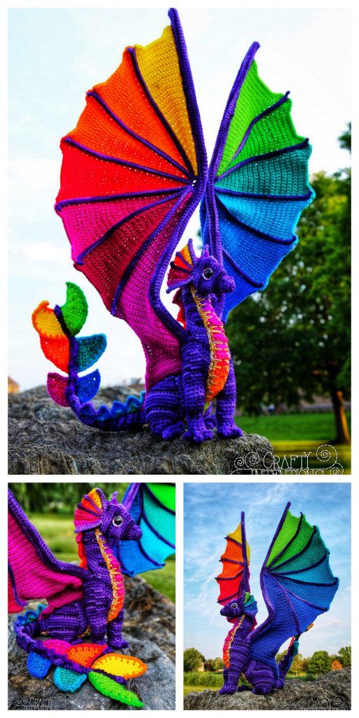 Amigurumi Dragon Free Pattern – Free Amigurumi Crochet #crochetanimals