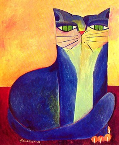 Os Gatos De Aldemir Martins Pintura De Gato Ilustracoes De Gato