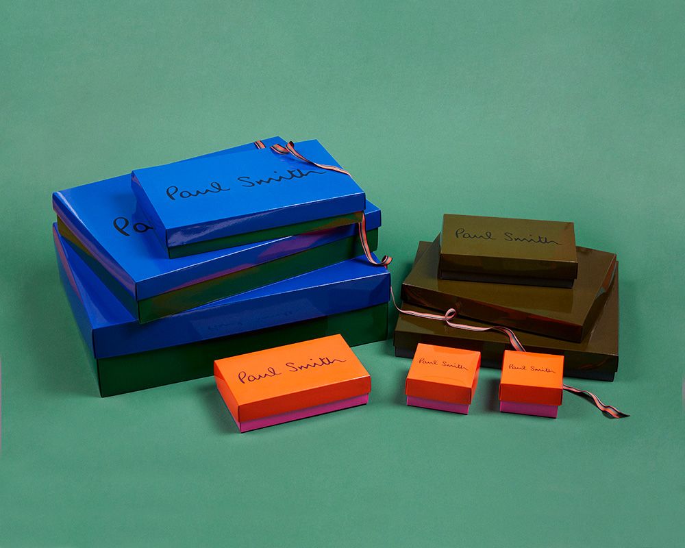 PAUL SMITH Gift Box Packaging CHRISTMAS present wrapping for socks cufflinks tie