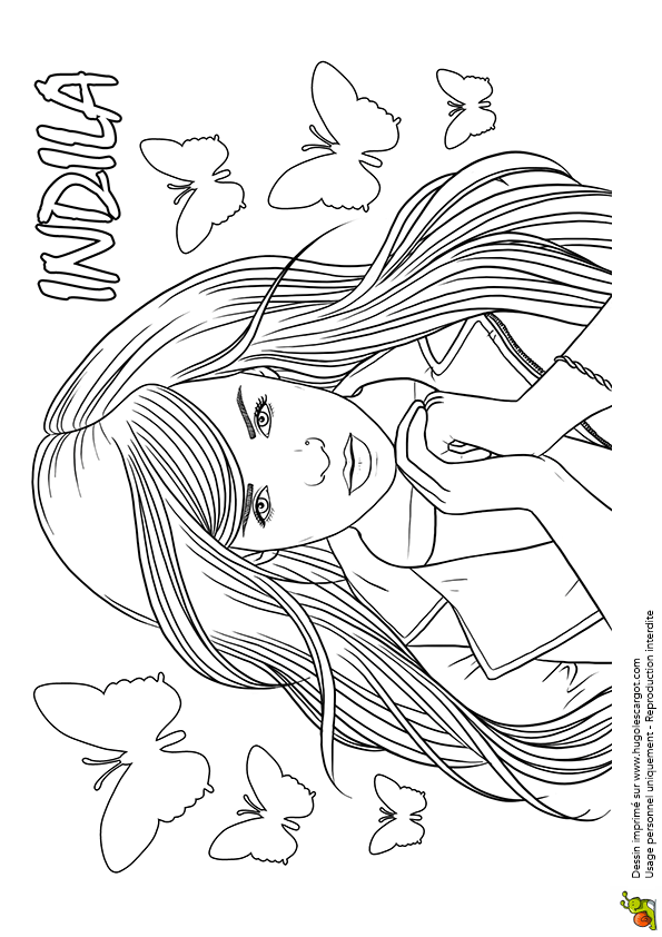 dessin de la chanteuse indila coloriage dessin de star on coloriage de stars id=18950