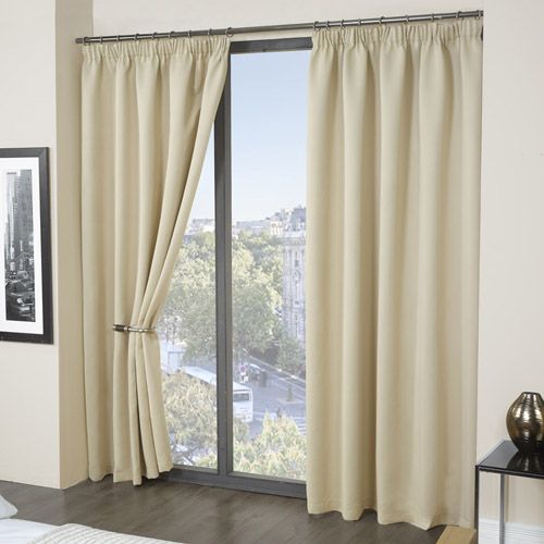 Thermal Supersoft Blackout Curtains Cream Tony S Textiles Thermal Curtains Black Blackout Curtains Curtains