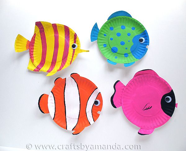 Paper Plate Tropical Fish Paper Plate Tropical Fish