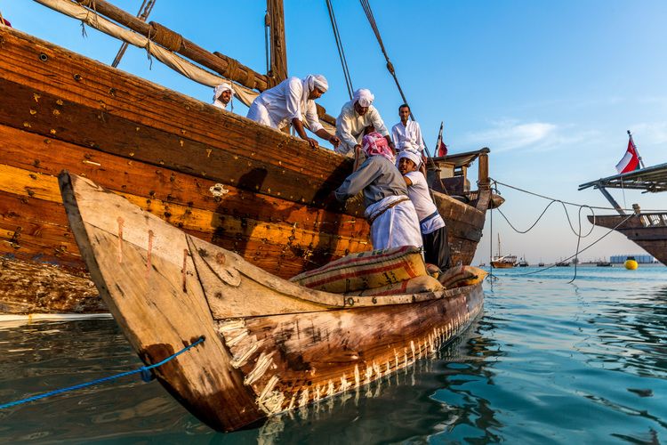 #qatar old dhow qatar, sailing, boat