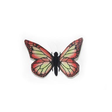 Hansa Insects Synthetic Fiber Red Butterfly 7103 12 X 5, Hand Sculpture, Red Butterfly, Plush Animals, Synthetic Fiber, Insects, Multi Color, Enamel Pins, Philippines