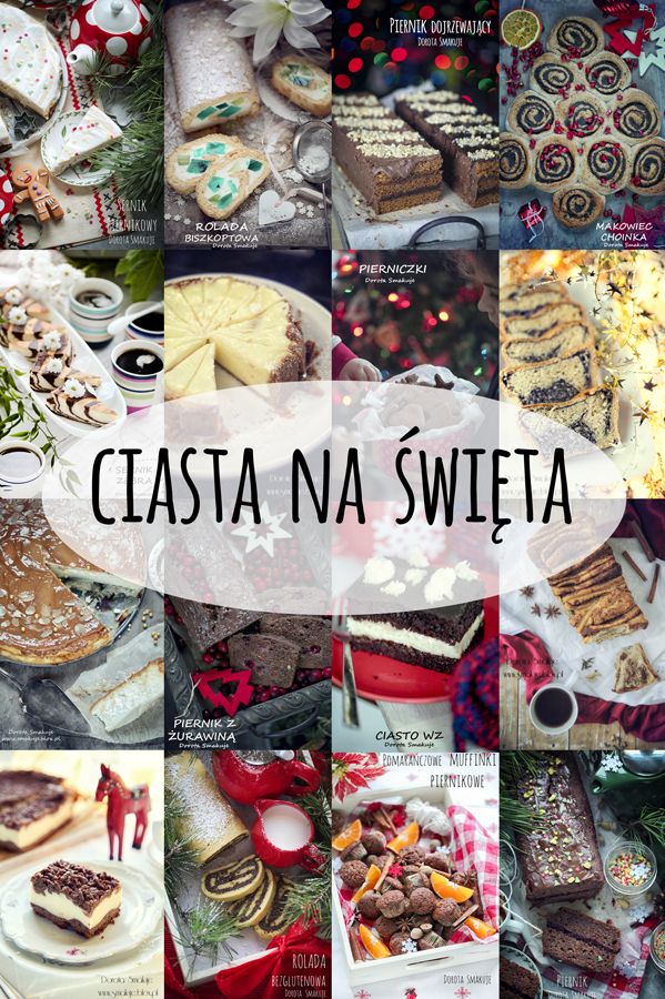 Boże Narodzenie – ciasta i desery #Christmas - #cakes and #desserts Christmas Deco, Christmas Cake, Winter Christmas, Xmas, Easter Baking, Polish Recipes, Healthy Meal Prep, Cake Desserts, Sweet Recipes