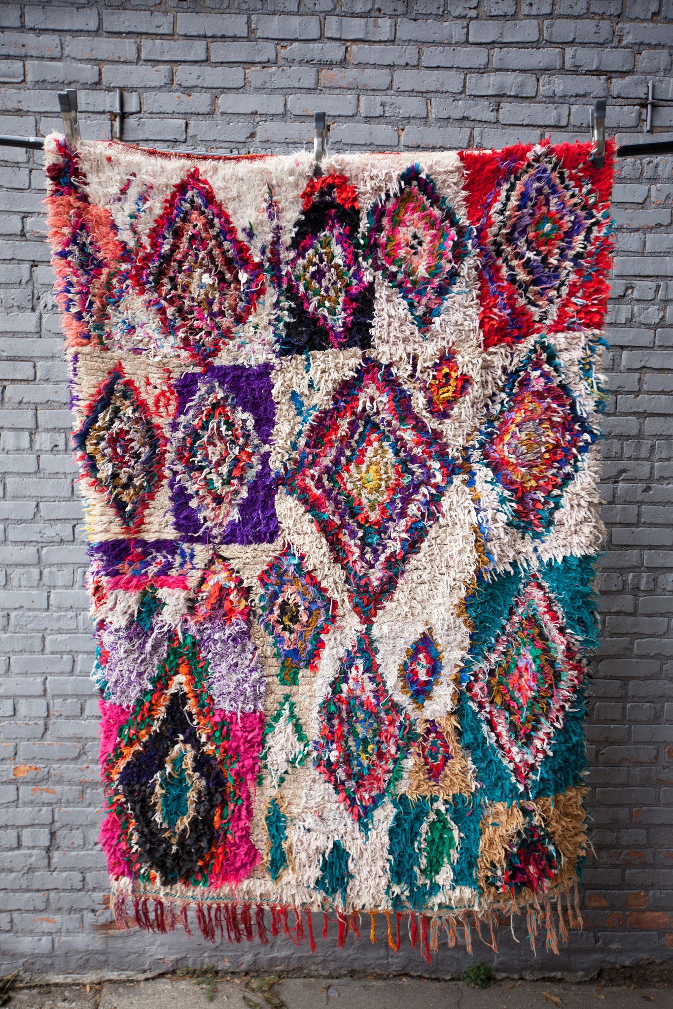 The Amazing Moroccan Boucherouite Rag Rug Email The Amazing Moroccan Boucherouite Rag Rug
