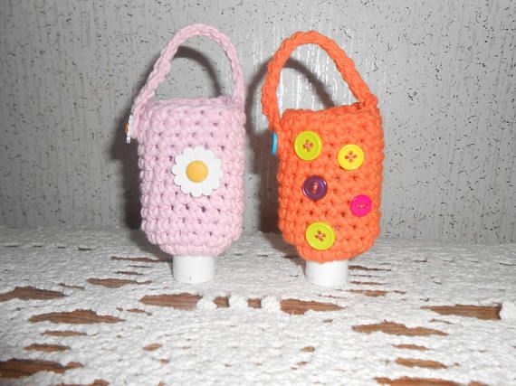 Crochet Hand Sanitizer Cozy Holder Case Instant Download Pattern