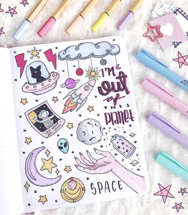 Aesthetic Painting Aesthetic Bullet Journal Doodles Largest Wallpaper