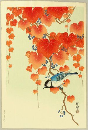 Image result for Japanese paintings and artwork paulownia leaves