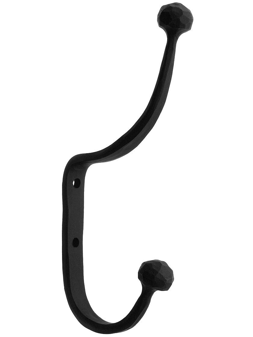 Barn Decor Rustic Decor Farmhouse Decor Hand Forged Ball Hook Wall Hook Leaf Hook| Iron Coat Hook