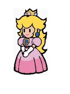 Download princess peach graph pattern crochet graph afghan pattern | Afghan pattern, Printable coloring ...