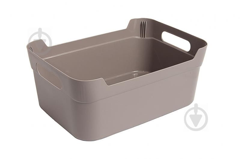 Корзина полипропиленовый Heidrun 1083_сіра Baskets 140x240x340 мм Compost Bin, Basket