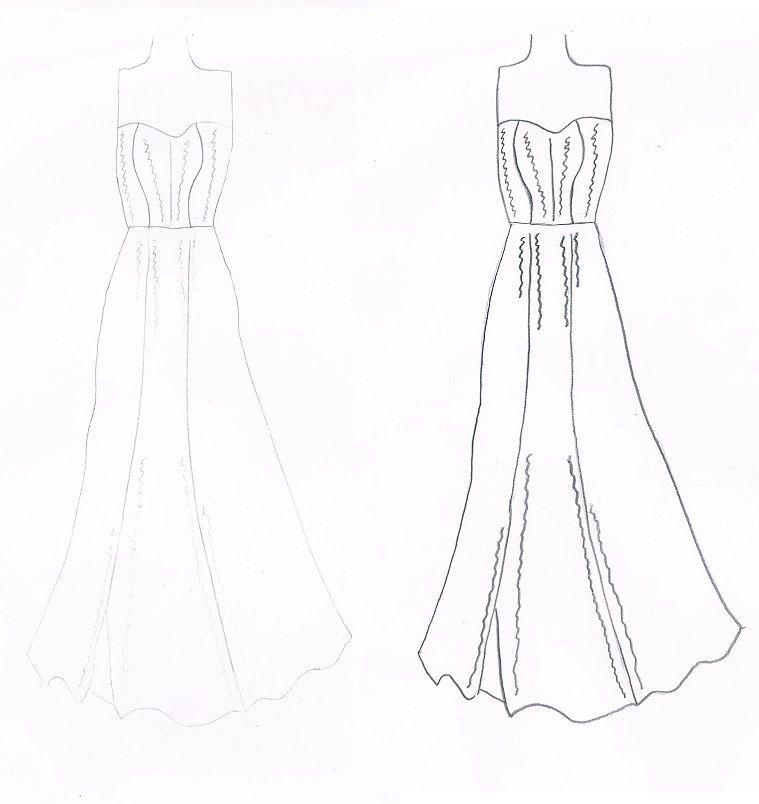 my wedding dress design both identical just a matter of light and my wedding dress design both identical just a matter of light and dark