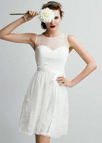 Short Mesh Dress With Illusion Sweetheart Bodice Images Dress With Illusion Sweetheart Bodice