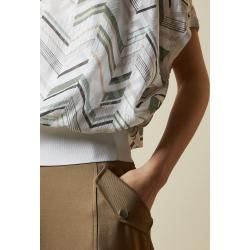 Oberteil Mit Everglade-print Und Kurzen Ärmeln Ted Baker