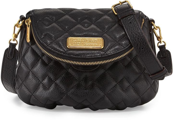328 Marc By Jacobs New Q Quilted Natasha Crossbody Bag Black 328 Black Quilted Leather Crossbody Bag Marc By Jacobs New Q Natasha Sold Neiman Marcus