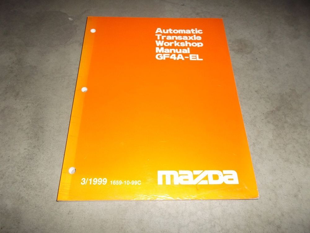 1999a2001 Mazda Mpv Gf4a El Transmission Rebuild Service Repair