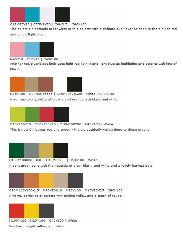 Atomic Age Color Palette Mid Century Modern Colors Atomic Age Color Palette Mid Century Modern Colors