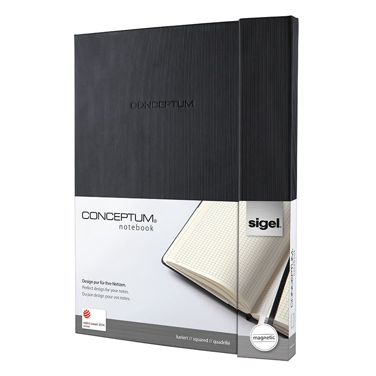 kariert Hardcover schwarz CONCEPTUM Buch Kladde Heft Sigel CO141 Notizbuch A4 kariert Hardcover schwarz CONCEPTUM Buch Kladde Heft Sigel CO141 Notizbuch A4