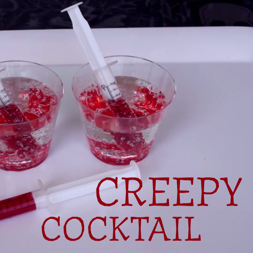 Creepy Delicious Halloween Cocktail