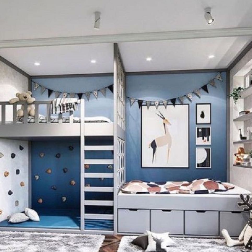 Dieses Schlafzimmer ist perfekt für Kinder! Bedroom design, Boy Dieses Schlafzimmer ist perfekt für Kinder! Bedroom design, Boy