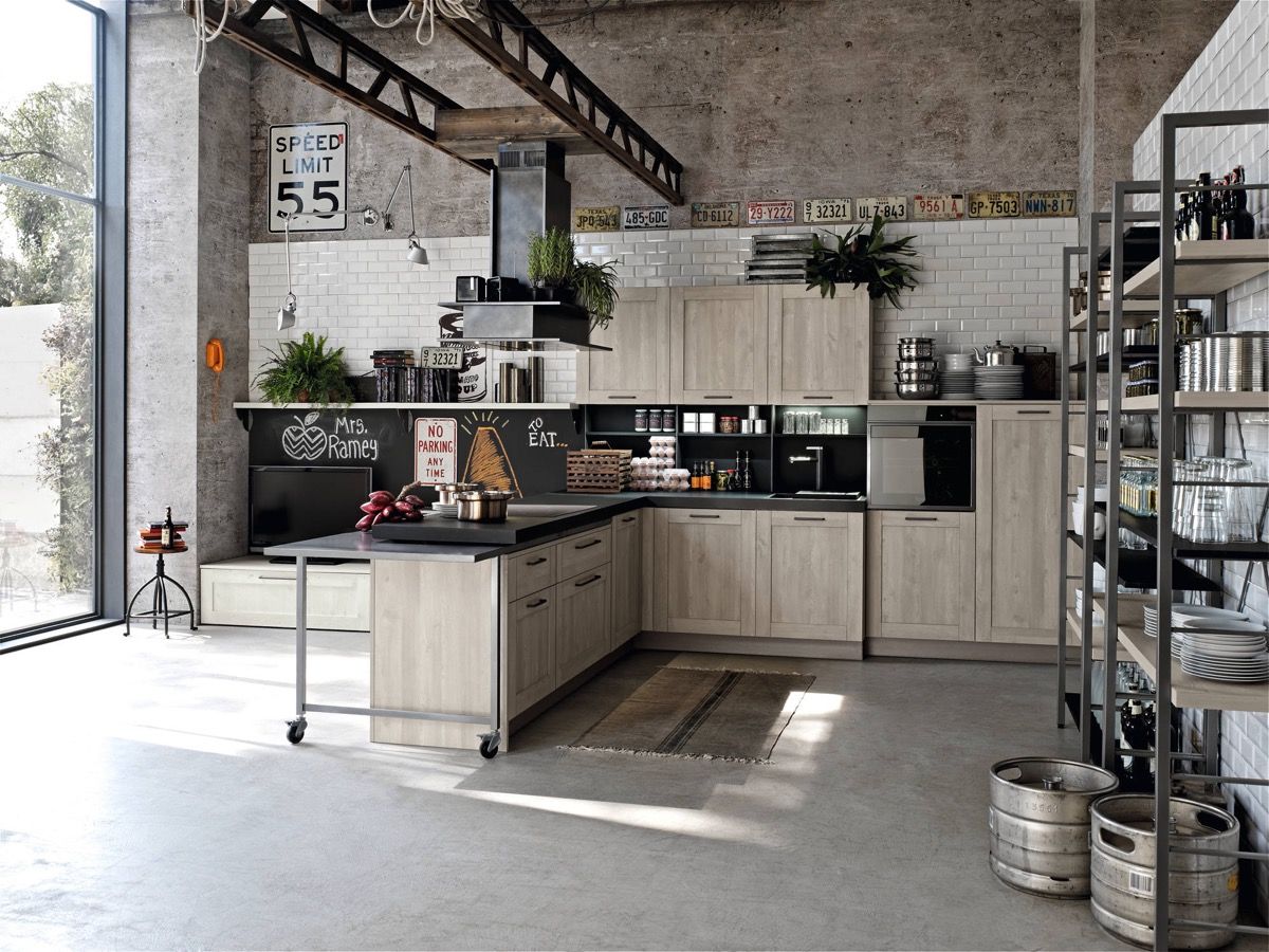 Kitchen in loft style - for extraordinary and creative personalities Kitchen in loft style - for extraordinary and creative personalities