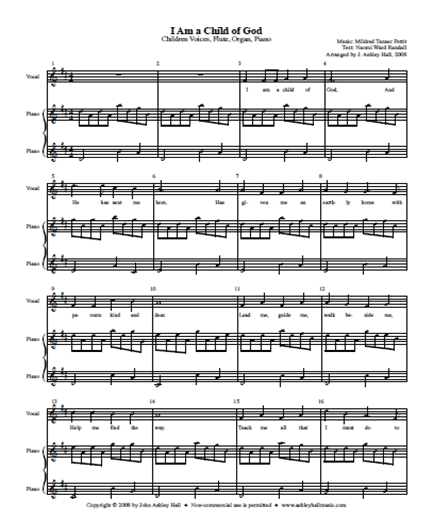 I Am A Child Of God Children Voices Flute Organ Piano Singing Lessons Primary Songs Singing Tips I Am A Child Of God Children Voices Flute Organ Piano Singing Lessons Primary Songs Singing Tips